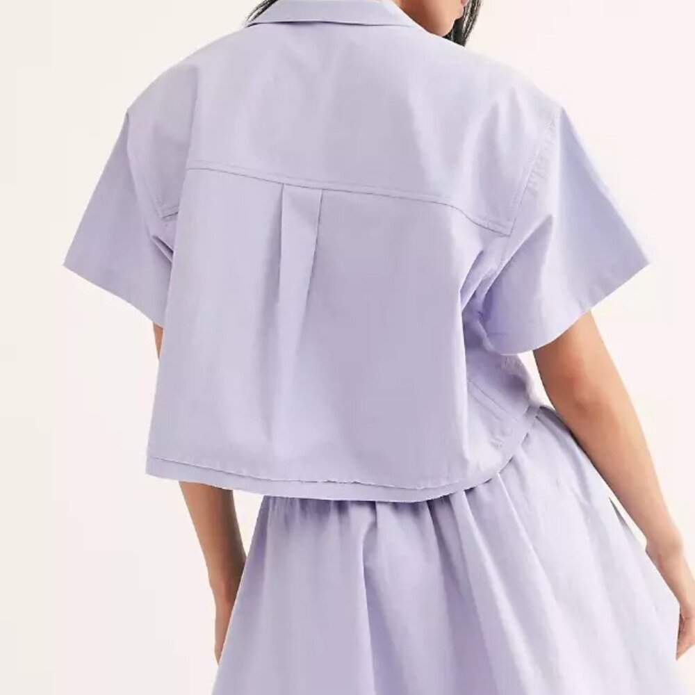 Free People Endless Summer On Holiday Mini Skirt High Waisted Wisteria XS - Picture 3 of 7